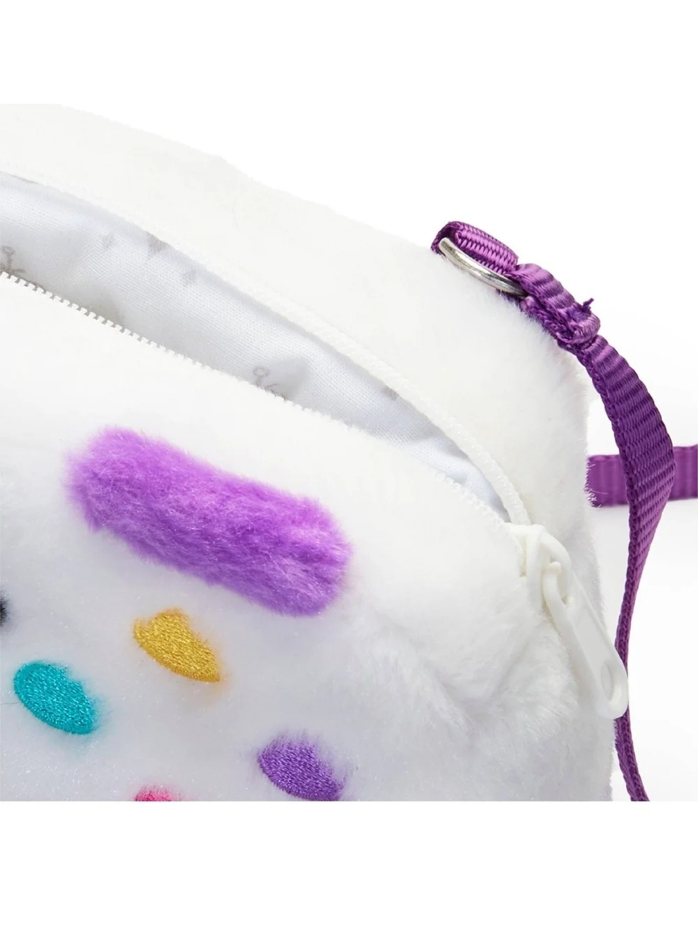 FAO Schwarz White, Purple & Pink Plush Game Controller Pillow